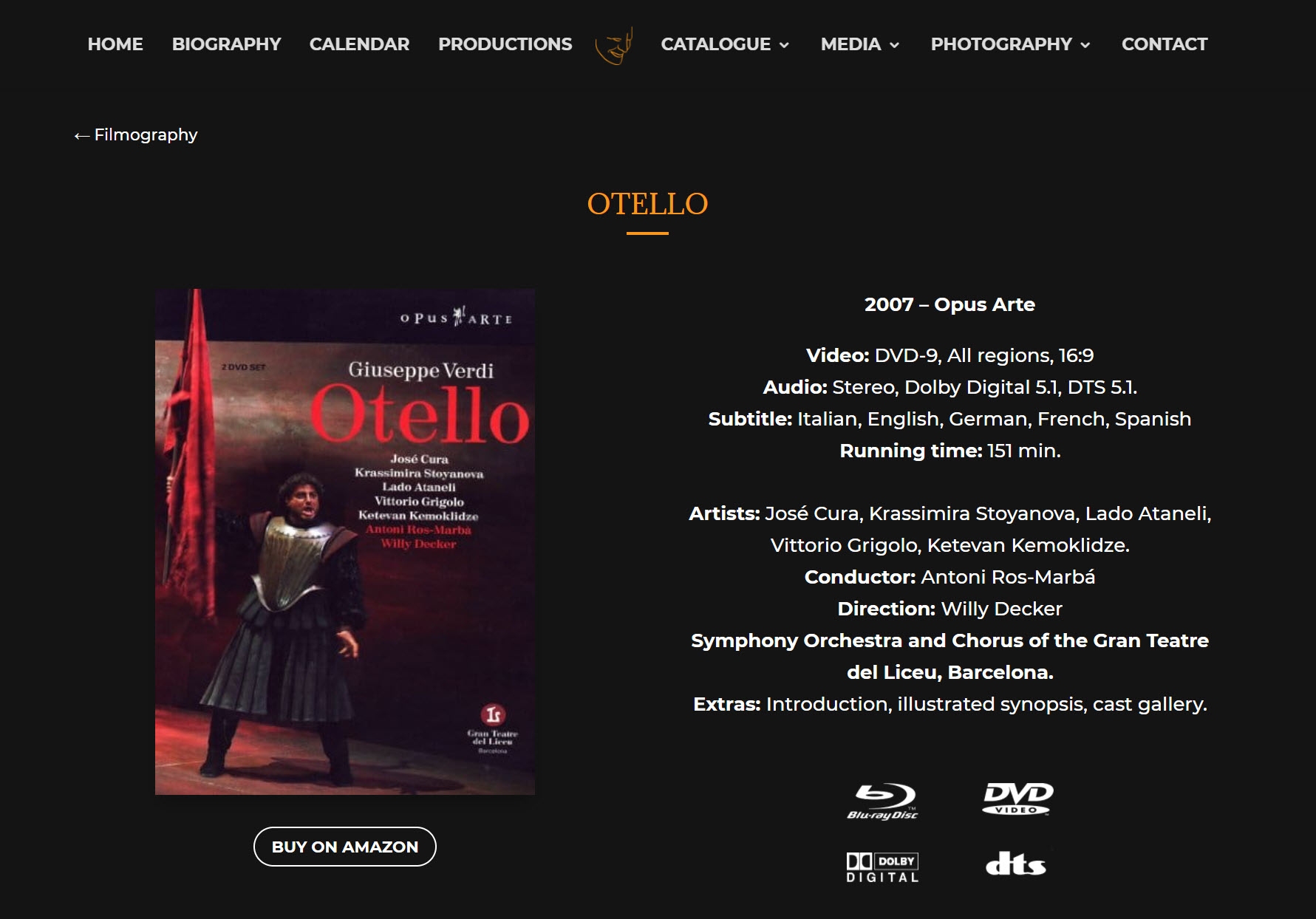 DVD - Otello (Barcelona)